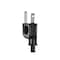 Monoprice SJTW Extension Cord, 14 AWG, Indoor, 14/3, 1 Outlets, 5-15R, Black, 5-15P, 6 ft 24198 - alternate 3